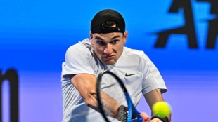 Jack Draper, baja en Dubái. Foto: gettyimages