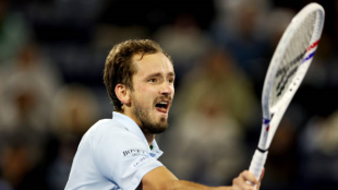 Daniil Medvedev en el ATP de Dubái 2025. Foto: getty