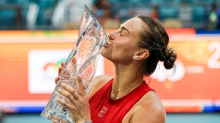 Aryna Sabalenka, declaraciones como campeona del Miami Open 2025. Foto: gettyimages
