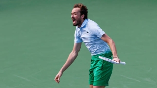 Daniil Medvedev. Fuente: Getty