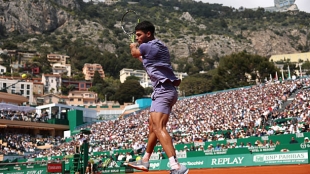 Carlos Alcaraz alaba a Fils. Foto: gettyimages