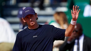 Alex De Miñaur en el Masters 1000 de Montecarlo 2025. Foto: Getty