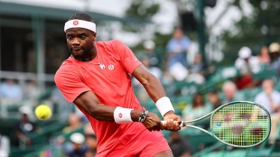 Frances Tiafoe in Houston. Photo: Getty Images