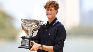 Jannik Sinner, after his latest tournament, the Australian Open, which he won. Despite being out for three months, he will return as number one.