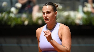 El dato que confirma que Sabalenka también es una 'terrícola'. Foto: Gettyimages