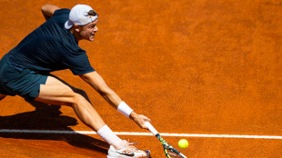 Holger Rune, eliminated in the Rome Masters. Source: Getty