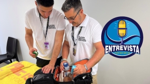 Los Servicios Médicos del Mutua Madrid Open en acción. Fuente: Punto de Break