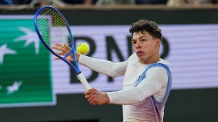 Ben Shelton, en tercera ronda de Roland Garros 2025. Foto: gettyimages