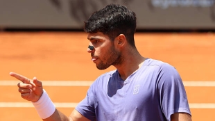 Carlos Alcaraz, quarterfinalist in major tournaments. Photo: gettyimages