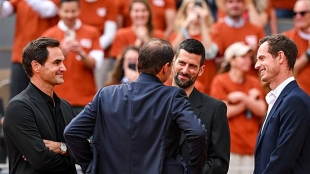 Nadal, Big 4 conversation. Photo: gettyimages