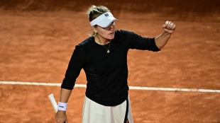Peyton Stearns beats Svitolina in Rome. Photo: gettyimages