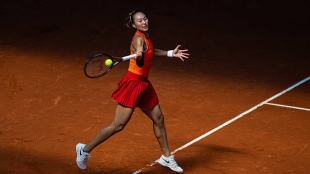 Qinwen Zheng, pasión por el español. Foto: gettyimages