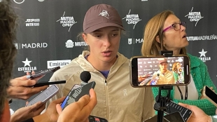 Swiatek explica el motivo de la paliza sufrida: "No hubo nada que me funcionase hoy". Foto: Fernando Murciego Ugidos