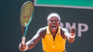 Victoria Mboko, at Roland Garros 2025. Photo: gettyimages