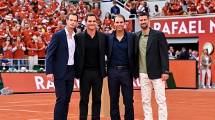 Murray and his comparison with Federer, Nadal, and Djokovic: "I was always the +1". Photo: Getty Images