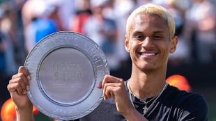 Gabriel Diallo, el gigante que se inspiró en Djokovic y Nadal y ya gana títulos ATP