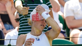 Calor en Wimbledon 2025. Foto: gettyimages