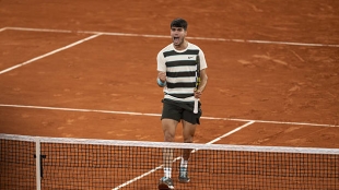 Alcaraz, sobre el Sinner-Djokovic de Roland Garros: "No me lo perderé". Foto: Getty