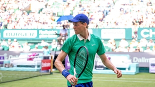 Jannik Sinner, schedule and where to watch in Halle. Photo: gettyimages