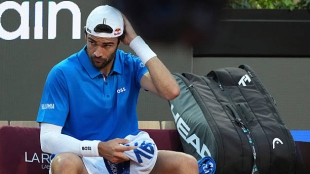 Berrettini retrasa su vuelta al circuito tras causar baja en Stuttgart. Foto: Getty