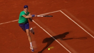 Jannik Sinner en Roland Garros 2025. Foto: Getty