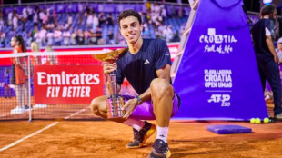 Fran Cerúndolo regresa a Umag a defender su título. Fuente: Getty