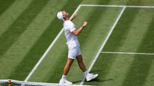 Fucsovics completes today the comeback he started yesterday against Monfils. Photo: Getty Images