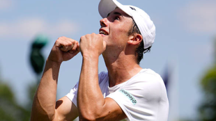 Así es Oliver Tarvet, el próximo rival de Alcaraz en Wimbledon. Fuente: Getty
