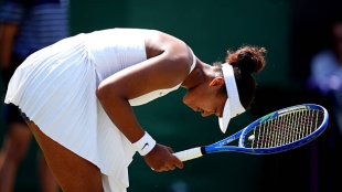 Osaka, after falling at Wimbledon: "I don't feel anything, I'd rather feel nothing than everything". Photo: Getty Images.