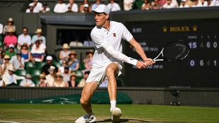 La victoria de Sinner en Wimbledon también fue un éxito televisivo en Italia. Foto: Gettyimages