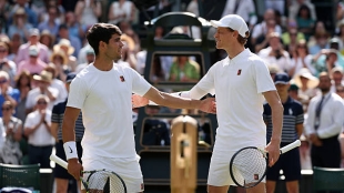 Alcaraz y Sinner, rivalidad Big 3. Foto: gettyimages