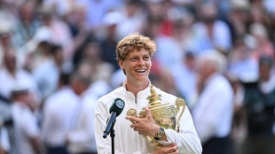 Jannik Sinner en Wimbledon 2025. Foto: Getty