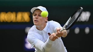Jannik Sinner, molestias en codo. Foto: gettyimages