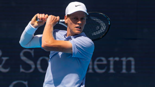 Jannik Sinner, satisfecho con su debut en Cincinnati. Fuente: Getty