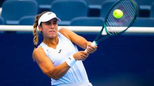 Jessica Bouzas acaba con Leylah Fernández en Cincinnati. Fuente: Getty