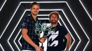 Daniil Medvedev and Gilles Cervara end their relationship. Source: Getty