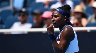 Coco Gauff en el WTA Cincinnati 2025. Foto: Getty