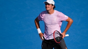 The main weakness of Joao Fonseca. Photo: Getty