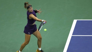 Muchova consigue frenar a una combativa Venus Williams en el US Open 2025. Foto: Getty