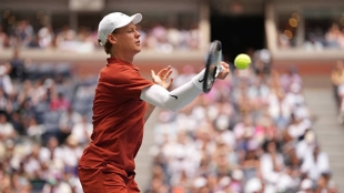 Jannik Sinner en el US Open 2025. Foto: Getty