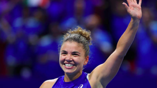 Jasmine Paolini, insulting after getting Italy into a new final. Source: Getty