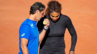 Patrick Mouratoglou y Serena Williams en su etapa juntos. Fuente: Getty