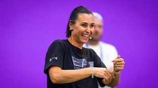 Pennetta: "To be a coach, you have to 'kill' your player self and then be reborn as a coach." Photo: Getty Images