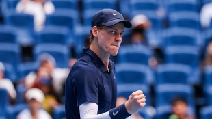 Sinner podría recuperar el número uno a finales de octubre y lo podría perder una semana después. Foto: Gettyimages