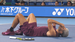 Alcaraz, in Tokyo. Photo: gettyimages.