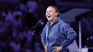 Amanda Anisimova, reconocimiento a Sabalenka. Foto: gettyimages