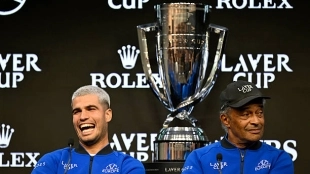 Alcaraz, el más solicitado por sus compañeros de equipo en la Laver Cup