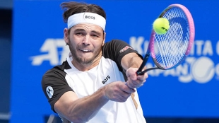 Fritz knows how to endure against a great Diallo at the ATP Tokyo 2025. Photo: Getty