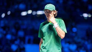 De Miñaur elimina Berrettini e potrebbe essere avversario di Sinner nelle semifinali di Vienna. Foto: Getty Images.