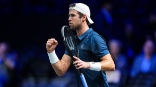 Khachanov frena a tiempo otro intento de remontada de un loable Fonseca. Foto: Gettyimages